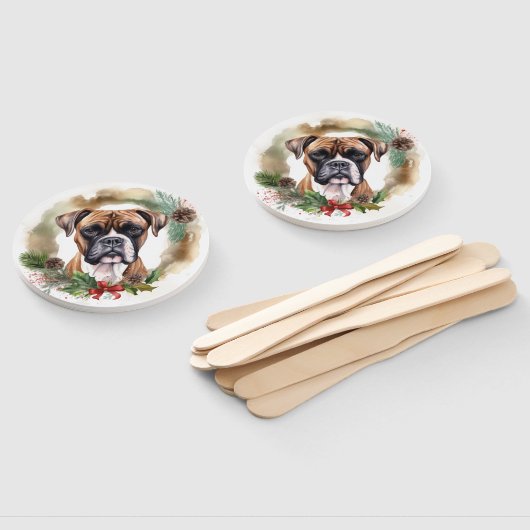 Boxer Weihnachtsmann Fächer (Non-assembled)