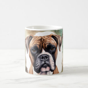Boxer Weihnachtsmann Kaffeetasse