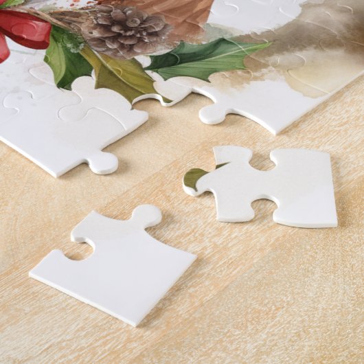 Boxer Weihnachtsmann Puzzle (Seite)