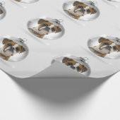 Boxer-WeihnachtsPackpapier Geschenkpapier (Ecke)