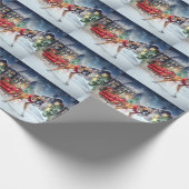 Boxer Weihnachtssaison Geschenkpapier (Ecke)