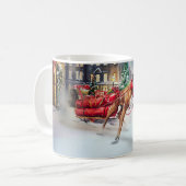 Boxer Weihnachtssaison Kaffeetasse (Vorderseite Links)