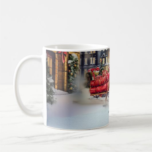 Boxer Weihnachtssaison Kaffeetasse (Links)