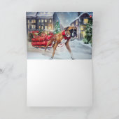 Boxer Weihnachtssaison Karte (Innenseite)