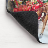 Boxer Weihnachtssaison Mousepad (Ecke)