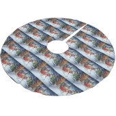 Boxer Weihnachtssaison Polyester Weihnachtsbaumdecke (Schrägansicht)