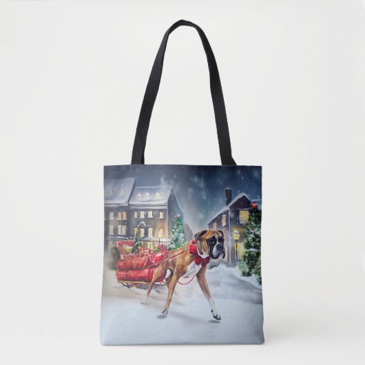 Boxer Weihnachtssaison Tasche (Vorderseite)