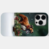 Boxer Weihnachtsschnee Winter Case-Mate iPhone Hülle (Rückseite (Horizontal))