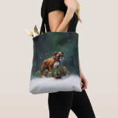 Boxer Weihnachtsschnee Winter Tasche (Von Nahem)