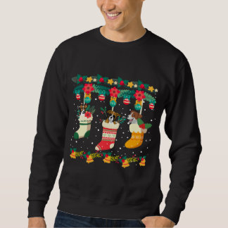 Boxer Weihnachtssocken X-Mas Lights Perfektes Gesc Sweatshirt