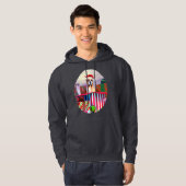 Boxer Weihnachtsüberraschung Hoodie (Vorne ganz)