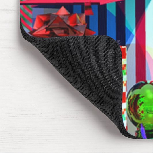 Boxer Weihnachtsüberraschung Mousepad (Ecke)