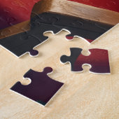 Boxer Weihnachtszugfahrt Malerei Puzzle (Seite)