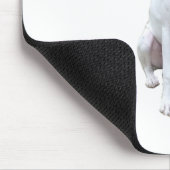 BOXER - Weißer Welpe.png Mousepad (Ecke)