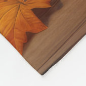 Boxer Welpe Autumn Delight Pumpkin Fleecedecke (Ecke)