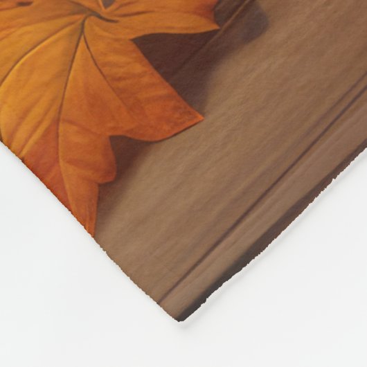 Boxer Welpe Autumn Delight Pumpkin Fleecedecke (Ecke)