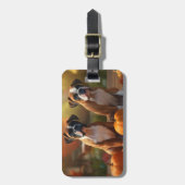 Boxer Welpe Autumn Delight Pumpkin Gepäckanhänger (Vorderseite vertikal)