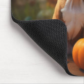 Boxer Welpe Autumn Delight Pumpkin Mousepad (Ecke)