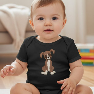 Boxer Welpe Baby Strampler
