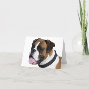 Boxer Welpe Doppy Blank Notecard Karte