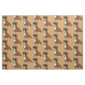 Boxer-Welpe mit Tennisball Stoff (Fat Quarter (45,7 x 55,9 cm))