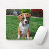 Boxer-Welpe Mousepad (Mit Mouse)
