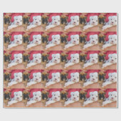 Boxer-Welpen Geschenkpapier (Flach)