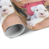 Boxer-Welpen Geschenkpapier (Rolleneckpunkt)