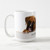 Boxer-Welpen Kaffeetasse (Links)