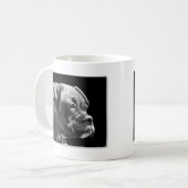Boxer-Welpen-Tasse Kaffeetasse (Vorderseite Links)
