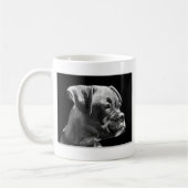 Boxer-Welpen-Tasse Kaffeetasse (Links)