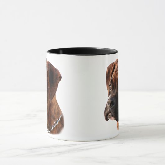 Boxer-Welpen-Tasse Tasse (Zentrum)