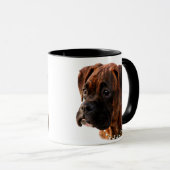 Boxer-Welpen-Tasse Tasse (VorderseiteRechts)