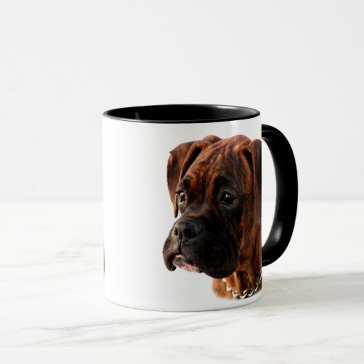 Boxer-Welpen-Tasse Tasse (VorderseiteRechts)