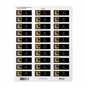 Boxer-Welpen-Versandetiketten (Vorne)