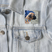 Boxer-Welpenknopf Button (Beispiel)