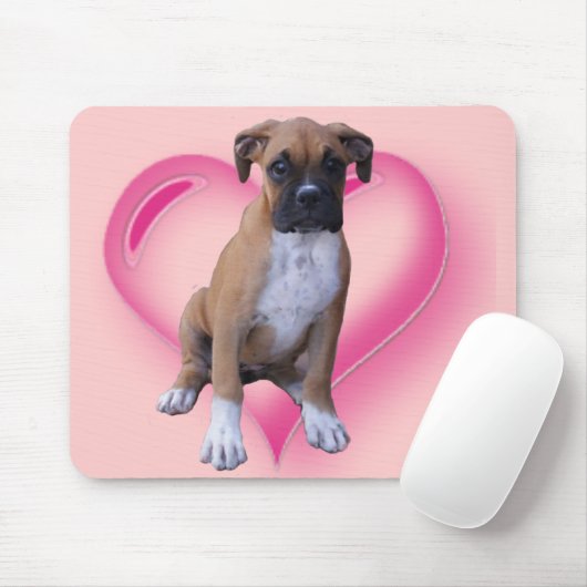Boxer Welpenmousepad Mousepad (Mit Mouse)