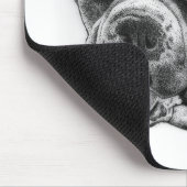 Boxer Zeichnend Mousepad (Ecke)
