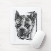 Boxer Zeichnend Mousepad (Mit Mouse)