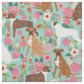 Boxerfloralen Stoffdruck Stoff (Nahaufnahme)