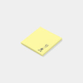 Boxergelbe Notizblöcke Post-it Klebezettel (angewinkelt)