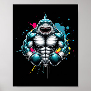Boxerhaie Boxen ideal zum Boxen im Lover Poster
