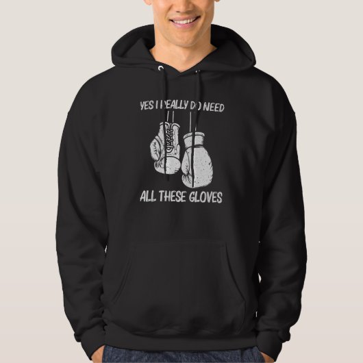 Boxerhandschuhe für Damen Hoodie (Vorderseite)