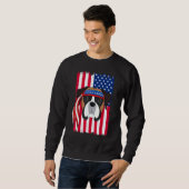 Boxerhund 2 sweatshirt (Vorne ganz)