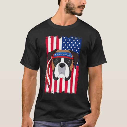 Boxerhund 2 T-Shirt (Vorderseite)