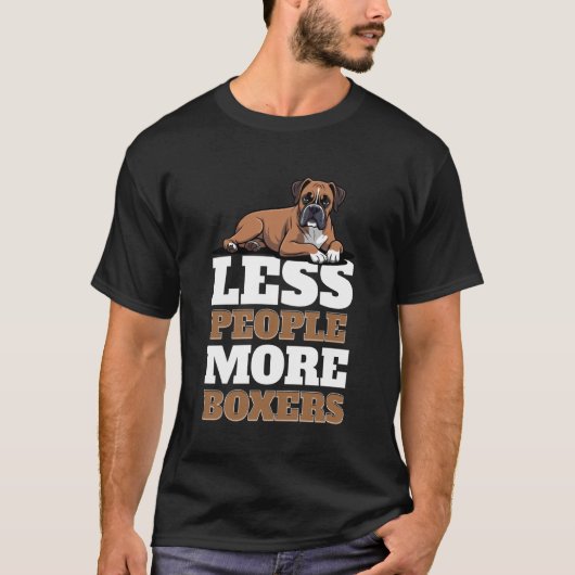 Boxerhund 2 T-Shirt (Vorderseite)