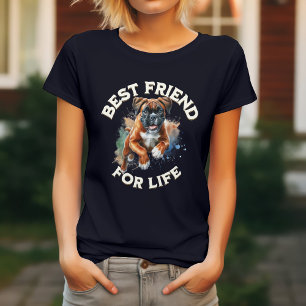 Boxerhund bester Freund fürs Leben T-Shirt
