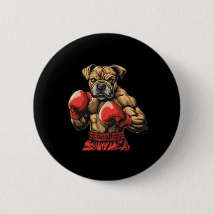Boxerhund Boxhandschuhe Grafik Für Männer Frauen M Button