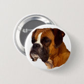 Boxerhund Button (Vorne & Hinten)