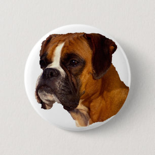 Boxerhund Button